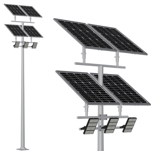 10-Meter Solar Medium-Mast Light - Uniform Lighting for Community Sports Courts