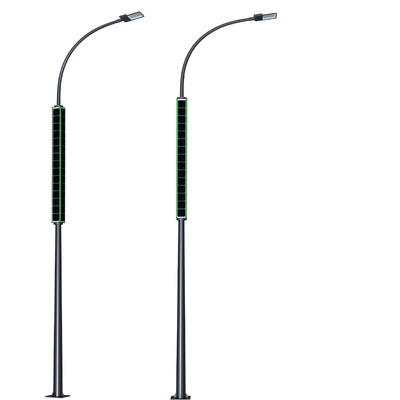 Triangular Solar Panel Solar Street Light