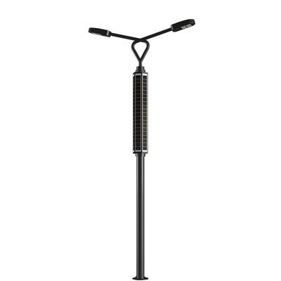 Wind and sand resistant integrated solar street light