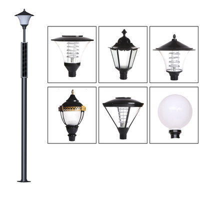 3M Solar Garden Light Featuring Vertical Solar Panel for Residential Gardens