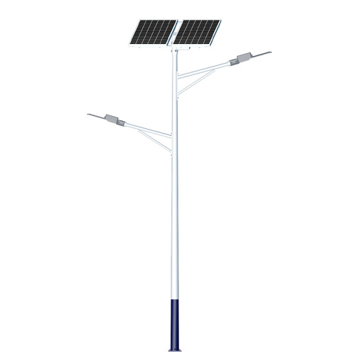 High-low arm solar street light