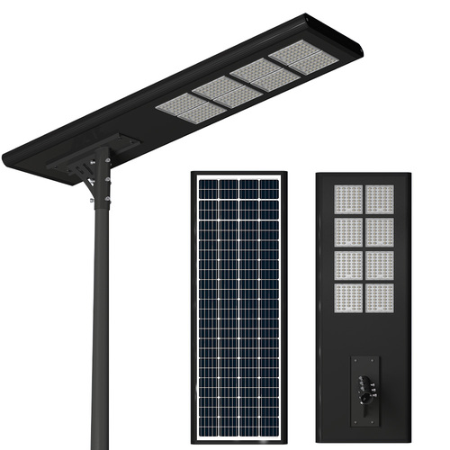 Wind-resistant all-in-one solar street light